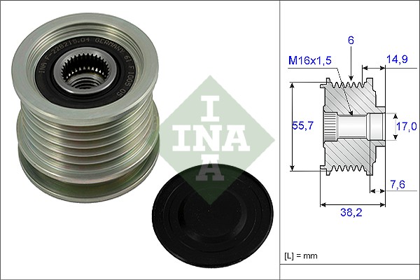535001310.jpg REMENICA ALTERNATORA VALEO/BOSCH SIS. MERCEDES SPRINTER INA