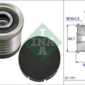 REMENICA ALTERNATORA VALEO 535003010 ina