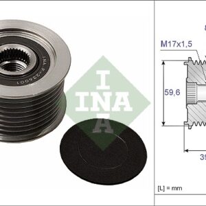 REMENICA ALTERNATORA MAZDA/MITSUBISHI 535004910 ina