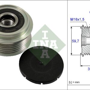 REMENICA ALTERNATORA OPEL ASTRA H COMBO  1.7 CDTI INA