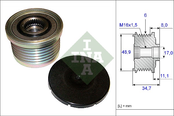 REMENICA ALTERANTORA 17MM ina