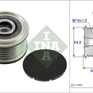 REMENICA ALTERNATORA NISSAN / RENAULT BOSCH ina