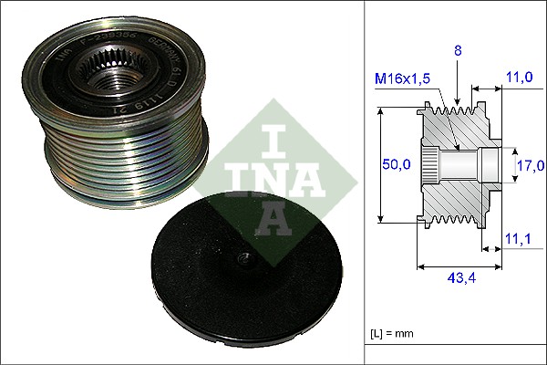 REMENICA ALTERNATORA BOSCH MERCEDES 280 320 CDI