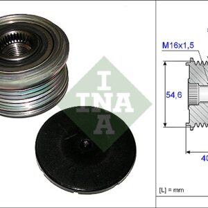 REMENICA ALTERNATORA RENAULT CLIO III ina