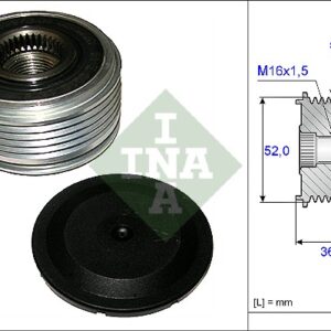 REMENICA ALTERNATORA MERCEDES A/B-CLASS W169/W245 ina