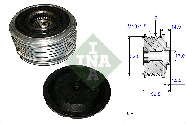 REMENICA ALTERNATORA MERCEDES A/B-CLASS W169/W245 ina