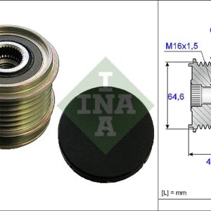 REMENICA ALTERNATORA AUDI A4/A6 04+ ina