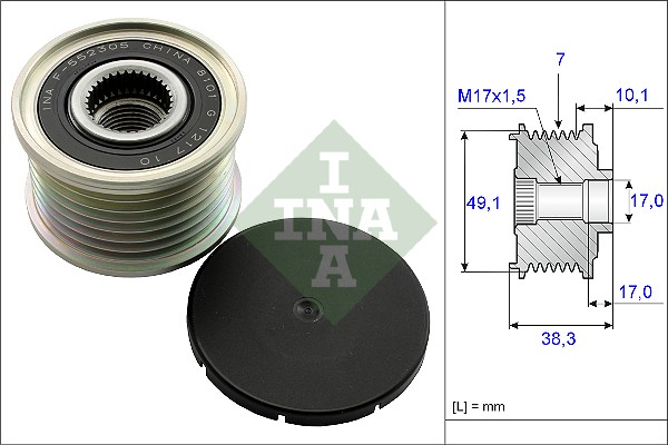 535015310.jpg REMENICA ALTERNATORA 7 KANALA MERCEDES OPEL NISAN RENAULT