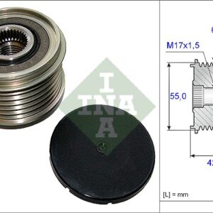 REMENICA ALTERNATORA RENAULT MEGANE II/III ina