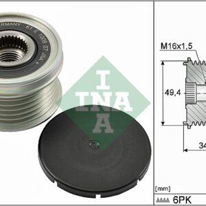 REMENICA ALTERNATORA AUDI SEAT SKODA VW 6 KANALA