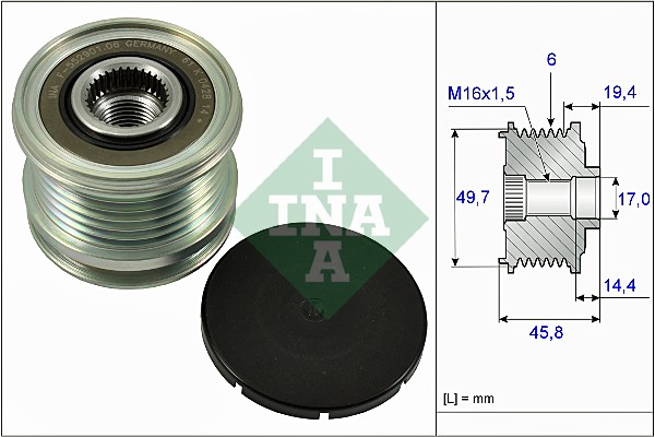 REMENICA ALTERNATORA MERCEDES C-CLASS SPRINTER 06+ DUBOKA