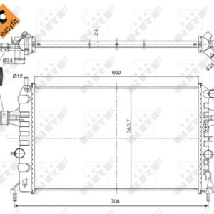 54668.jpg HLADNJAK MOTORA OPEL ASTRA G nrf