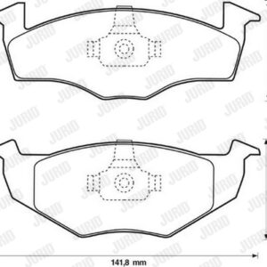 DISK PL. VW G-3 / POLO 2+2 15 MM jurid