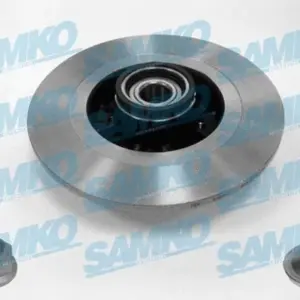 KOCIONI DISK ZADNJI RENO GRAND SCENIC II SA LEZAJEM I ABS rupa 30 MM samko