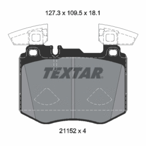 DISK PL. MERCEDES GLC 19+ textar