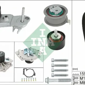 SET ZUPCASTOG + VODENA PUMPA VOLVO S60 II V70 II XC40 XC60 XC90