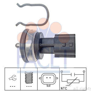 SENZOR TEMPERATURE RASHLADNE TECNOSTI NISSAN QASHQAI facet