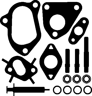 SET ZAPTIVKI TURBINE FIAT PUNTO 500 1.3 D 04+ elring