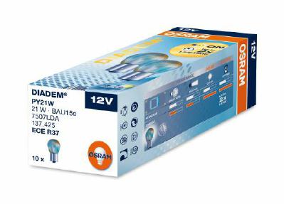 SIJALICA PY21W 12V 21W BAU15S NARANDZASTA OSRAM