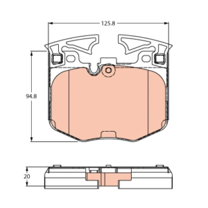 DISK PLOCICE PREDNJE BMW 5 G30 / 7 G11 trw