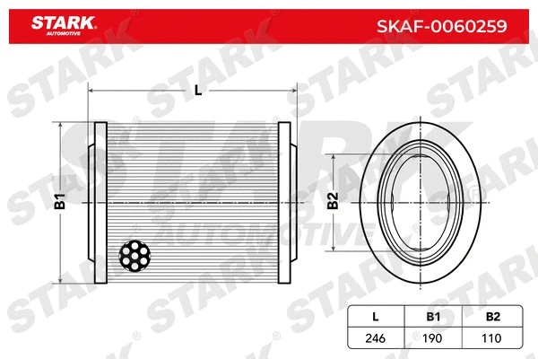 FILTER VAZDUHA ALFA ROMEO 159 05+ stark