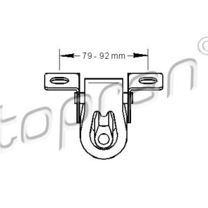 86629.jpg NOSAC AUSPUHA VW GOLF III/T-IV/POLO/VENTO topran