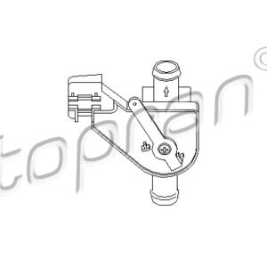 VENTIL ZA REGULISANJE RASH. TEC. VW GOLF 2/PASSAT. topran