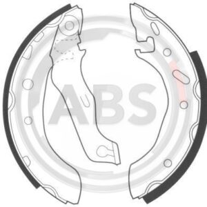 PAKNE FORD FIESTA/ESCORT 95-99 180x32MM abs