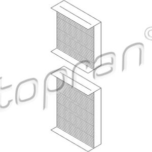 FIL.POLENA CITROEN C3/PEZO 207 06+ 2 KOM. topran