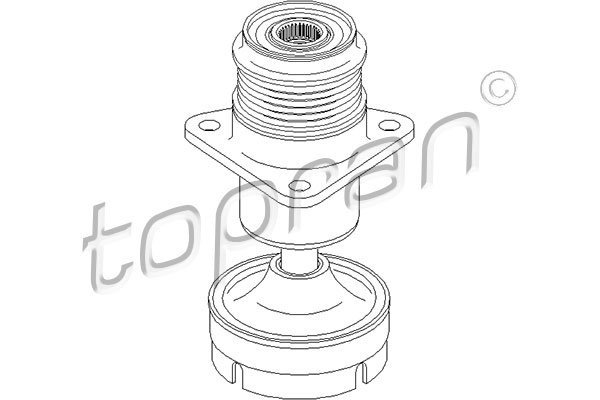 REMENICA ALTERNATORA SA NOSACEM FORD FOCUS 1.8 TDCI topran