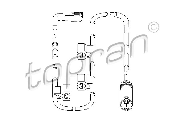 SENZOR ZAD. PLOCICA MINI R56 10+ topran