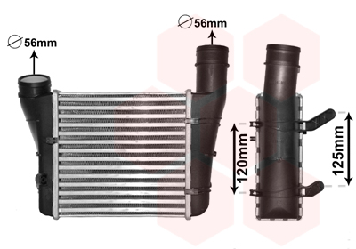 HLADNJAK INTERCULERA AUDI A4 1.9/2.0 TDI 00-08 van wezel