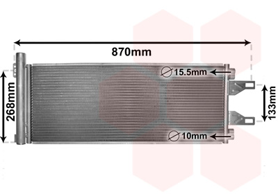 HLADNJAK KLIME FIAT DUCATI JUMPER BOXER 06+ van wezel