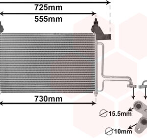 HLADNJAK KLIME FIAT STILO van wezel
