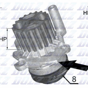 PUMPA VODE VW GOLF 6 1.6 TDI / 2.0 TDI A222