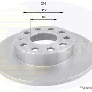 KOCIONI DISK ZAD. VW FI 256 MM 9 RUPA G-5 G-6 CADY 3 comline