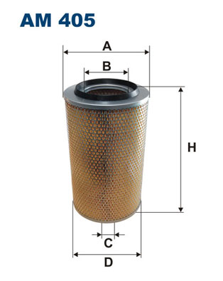 FILTER VAZDUHA IVECO/MAN/MERCEDES/DAF -OKRUGLI filtron