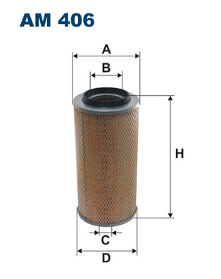 FILTER VAZDUHA MERCEDES T1 KOMBI  81-90 G. OKRUGLI filtron