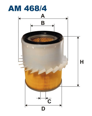 FILTER VAZDUHA MITSUBISHI PAJERO 2.5 2.8 TD filtron