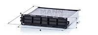 FILTER POLENA SA AKT.UGLJEM MERCEDES W177 W247 mann filter