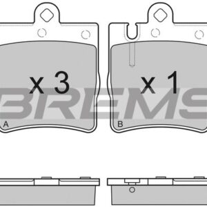 DISK PL. ZAD. MERCEDES CLK/E KLASA DO 02 bremsi