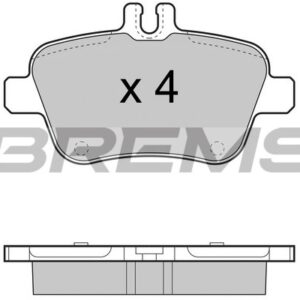DISK PLOCICE ZADNJE MERCEDES A/B/CLA W176 / W246 11+ bremsi