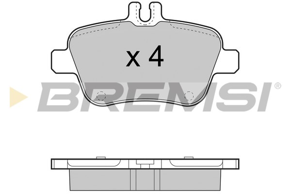 DISK PLOCICE ZADNJE MERCEDES A/B/CLA W176 / W246 11+ bremsi