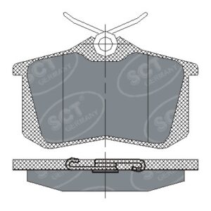 DISK PL. ZADNJE VW 15.2 MM