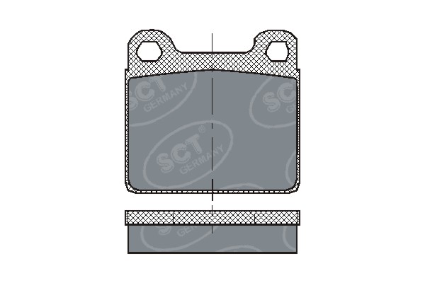 DISK.PL. Z. ALFA/OPEL/BMW/MERCEDES GDB 101