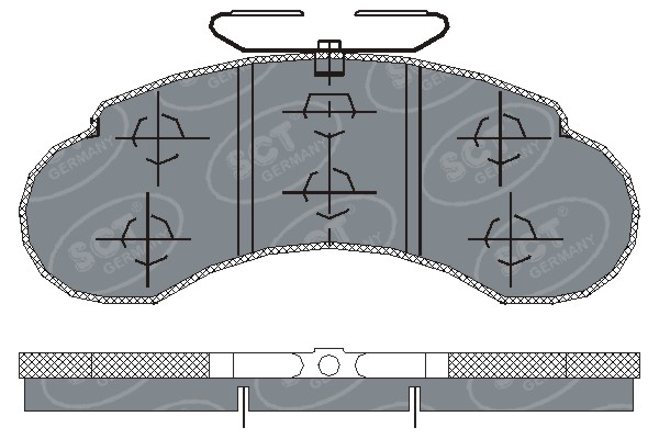DISK.PL.MERCEDES MB 100