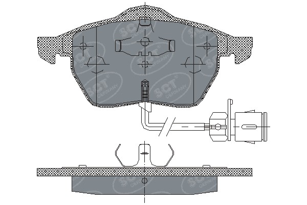 DISK PL.AUDI 100/A4/A6 /PASSAT B-5/OKRUGLI DZEK