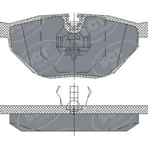 DISK.PL. Z. BMW 3 E36/E46/ 90-00 G. SAAB