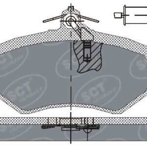 DISK.PL.VW  G-3.VENTO GDB 1057