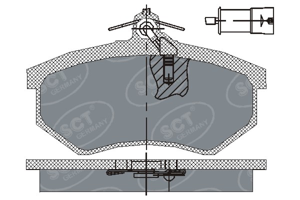 DISK.PL.VW  G-3.VENTO GDB 1057